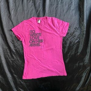Pink Graphic Tee